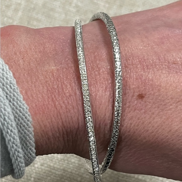 Nadri Silver Bracelet Set - Picture 1 of 9